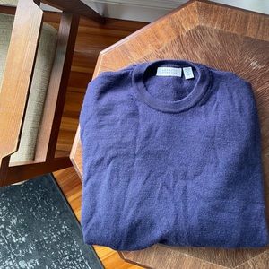 Barney’s New York Men’s Sweater, Sz M 100% Merino Wool, Russet Italy